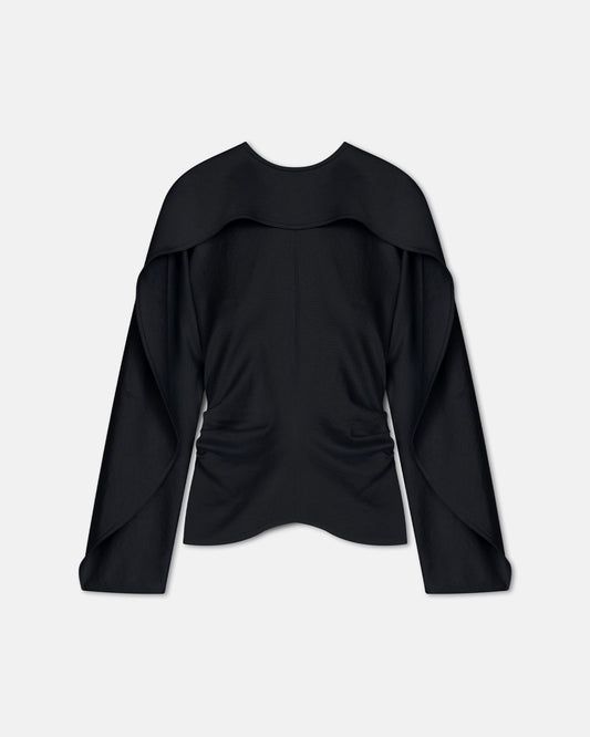 Jamille Long sleeve top - Black | Nanushka