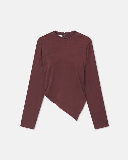 Endah Top - Mahogany | Nanushka