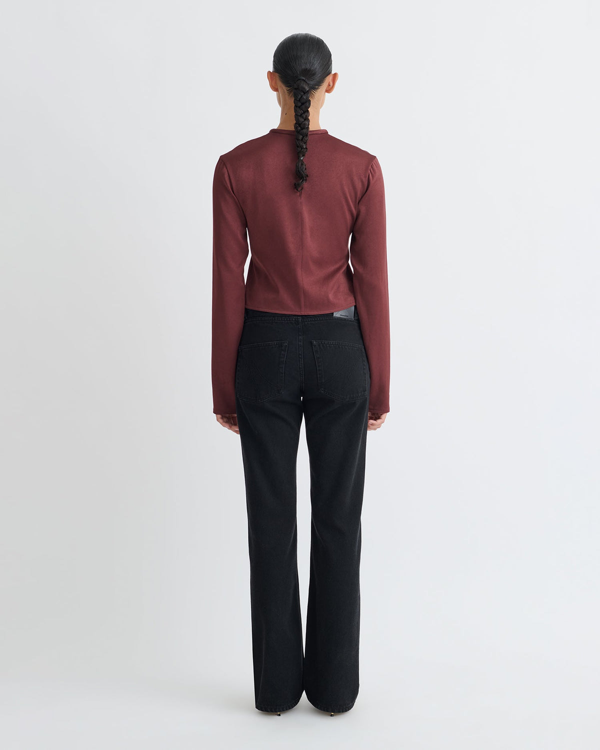 Endah Top - Mahogany | Nanushka