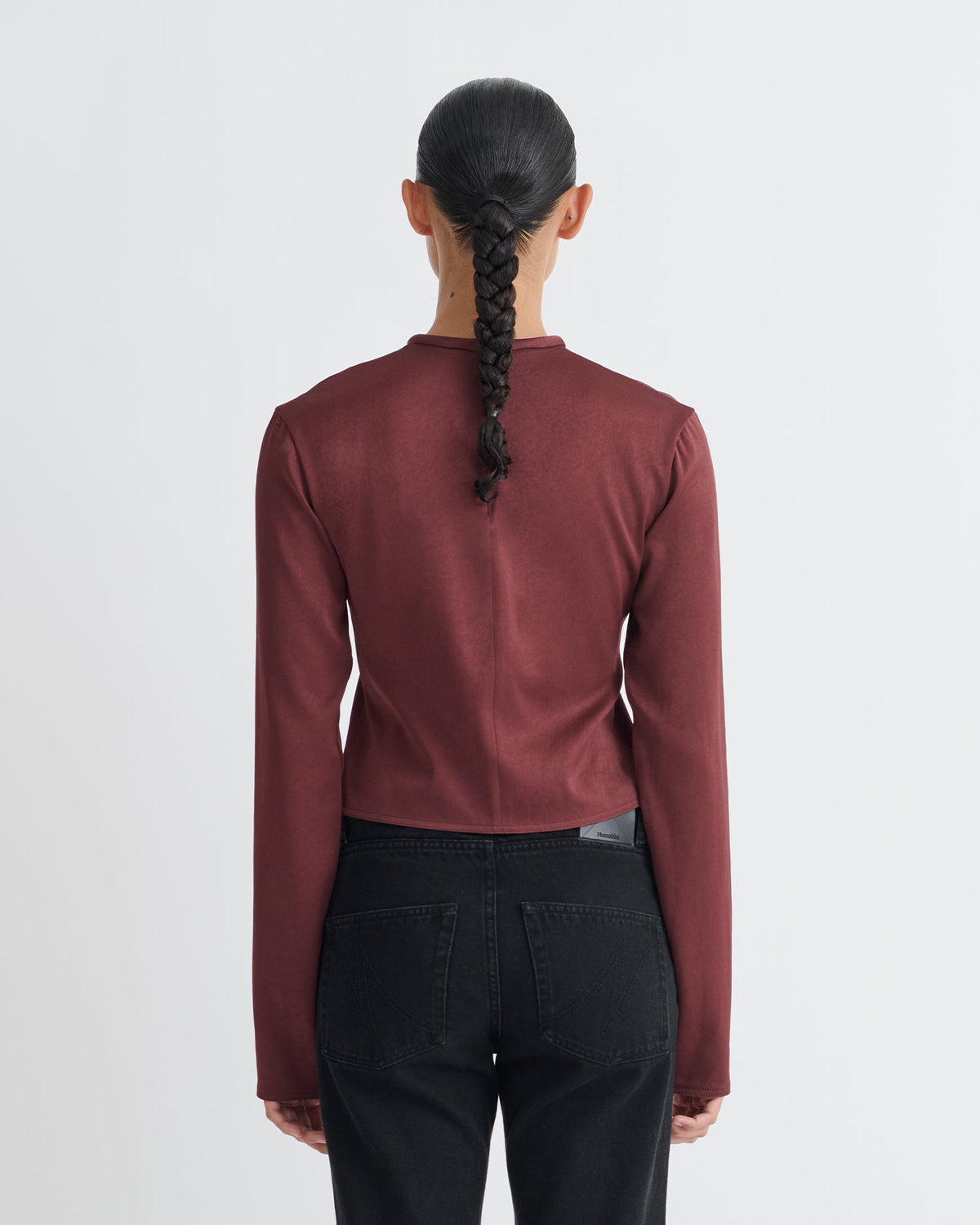 Endah Top - Mahogany | Nanushka