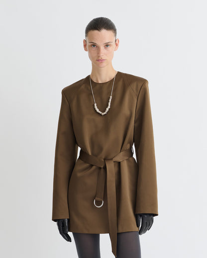 Genaya Mini dress - Wood | Nanushka