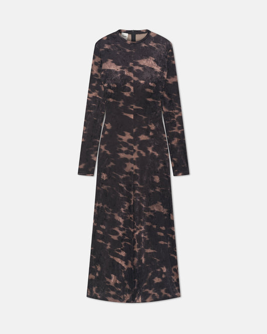 Jynx Dress - Midnight Mocha Brown | Nanushka