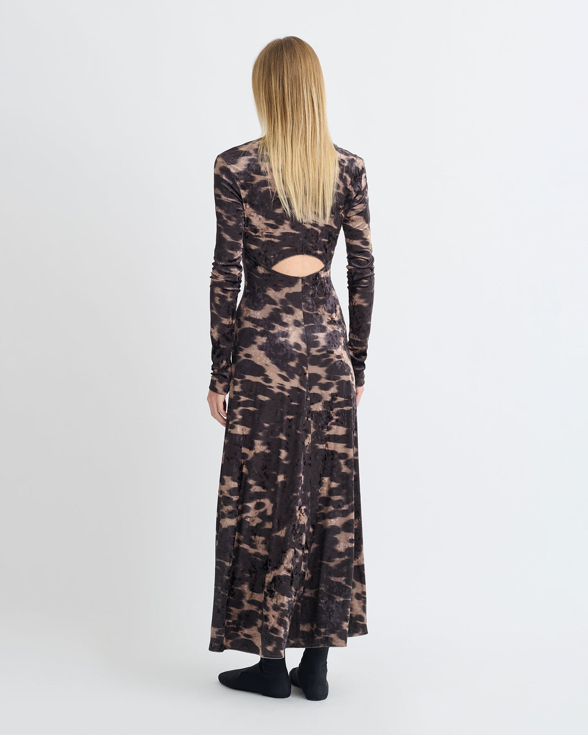 Jynx Dress - Midnight Mocha Brown | Nanushka