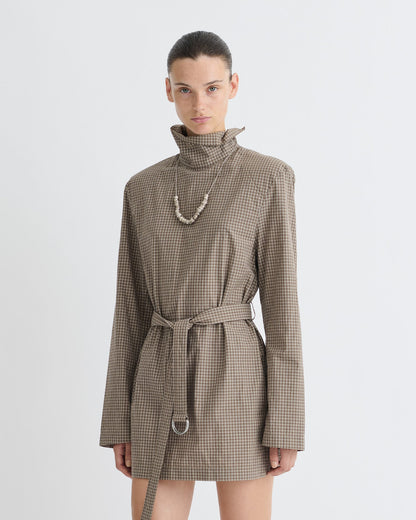 Geradine Mini dress - Brown/Creme | Nanushka
