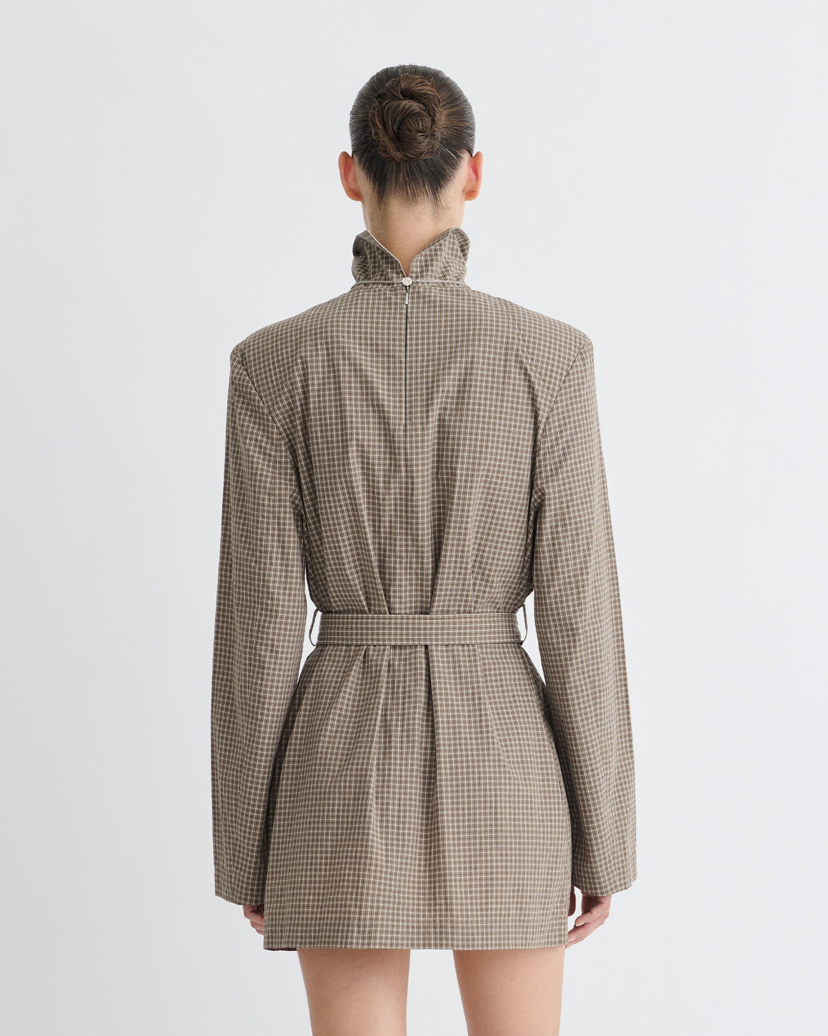 Geradine Mini dress - Brown/Creme | Nanushka