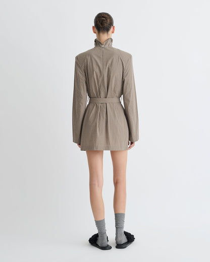 Geradine Mini dress - Brown/Creme | Nanushka