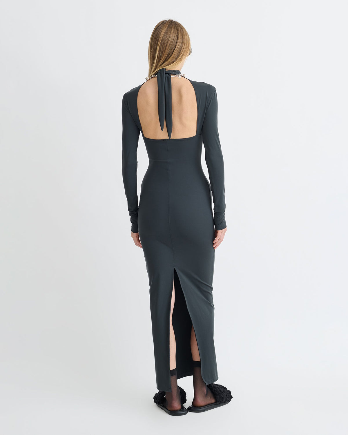 Glinda Midi dress - Dusty Blue | Nanushka