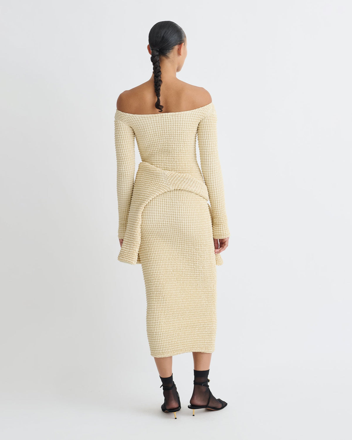 Zinia Long dress - Oat | Nanushka