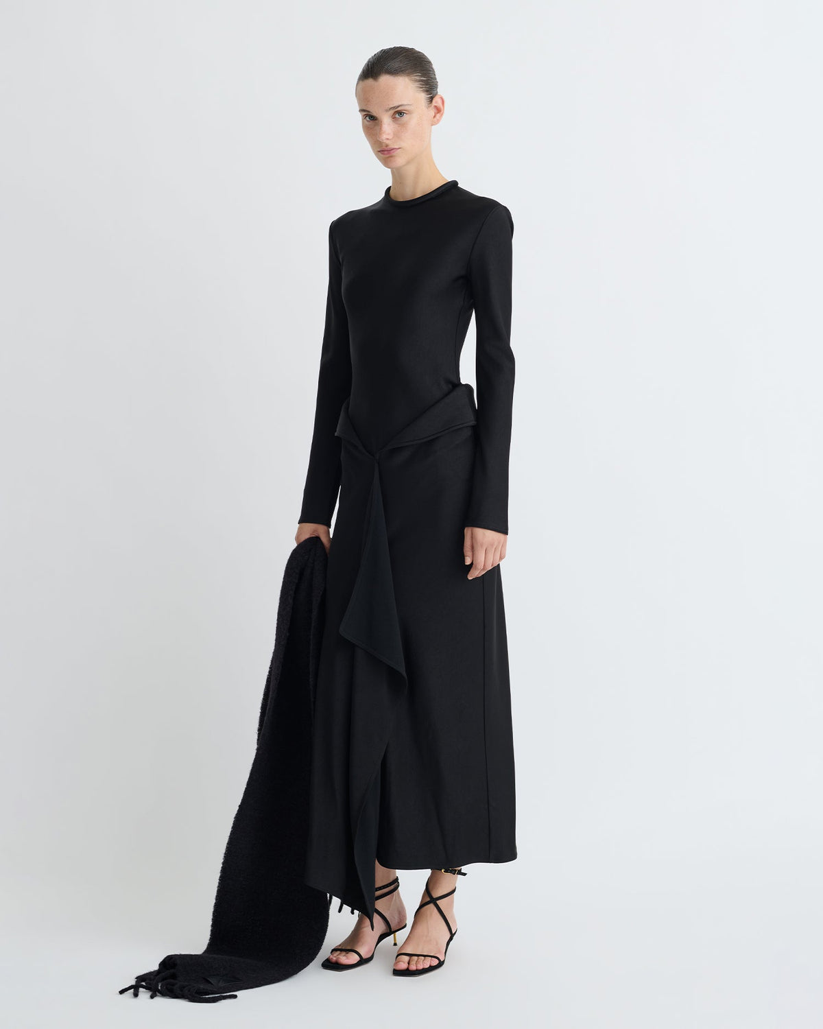 Diah Maxi dress - Black | Nanushka