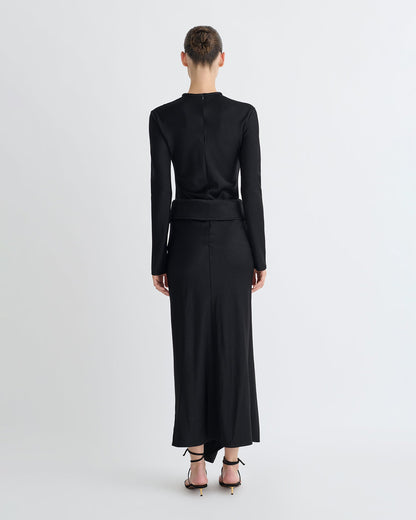 Diah Maxi dress - Black | Nanushka