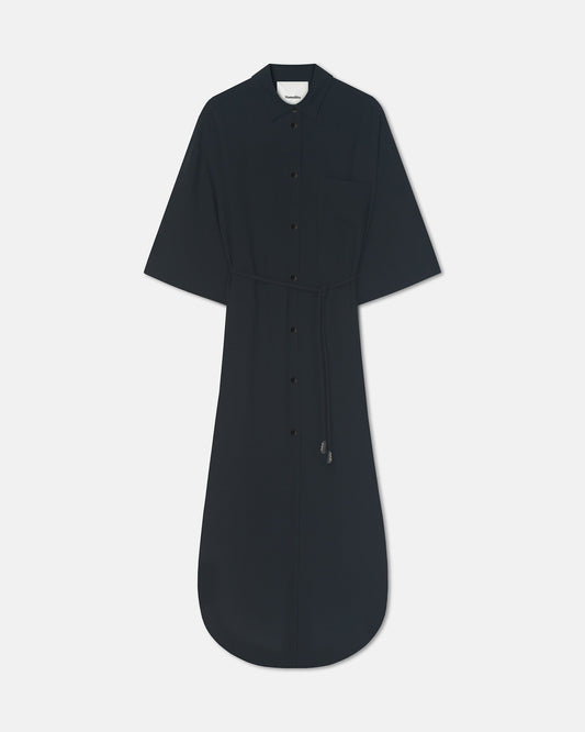 Damala Shirt dress - Black | Nanushka