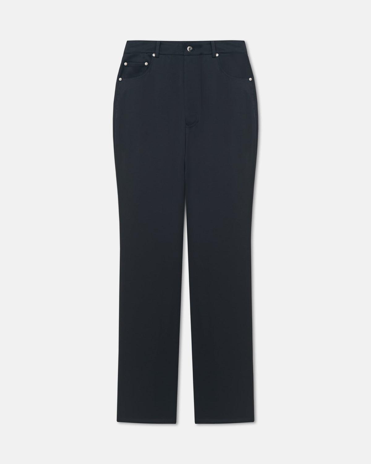 Jacoba Slip Satin Pants - Black | Nanushka