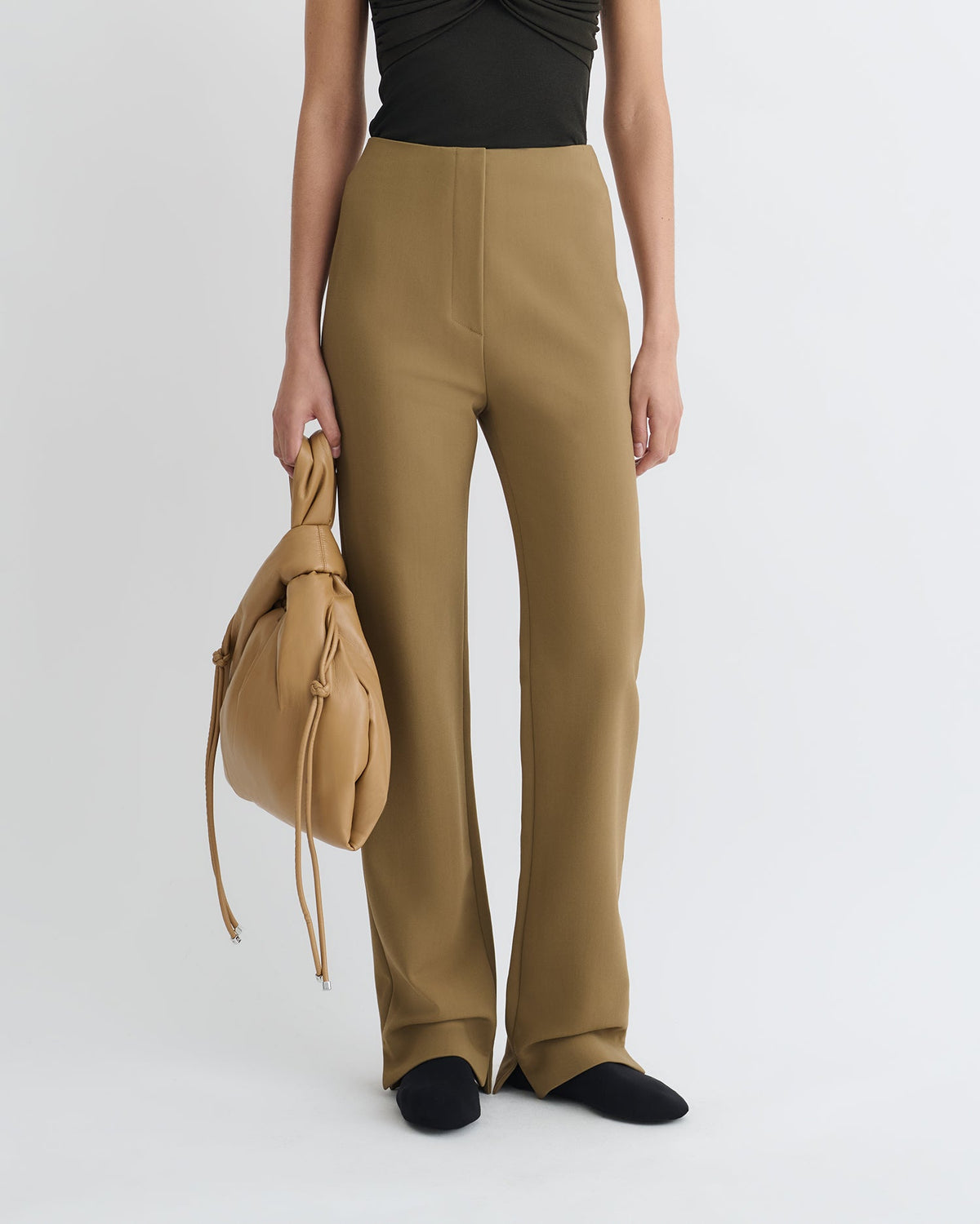 Cybel Tailored Pants - Brown | Nanushka