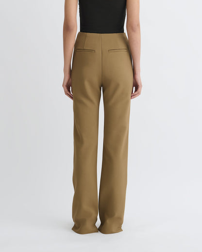 Cybel Tailored Pants - Brown | Nanushka