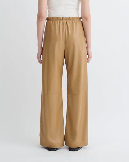 Geb Okobor™ Alt-Leather Pants - Oak | Nanushka