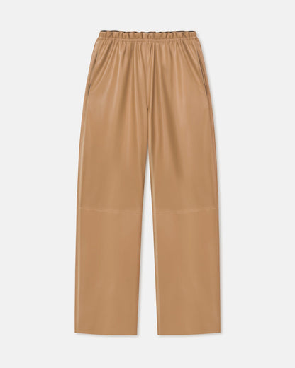 Geb Okobor™ Alt-Leather Pants - Oak | Nanushka