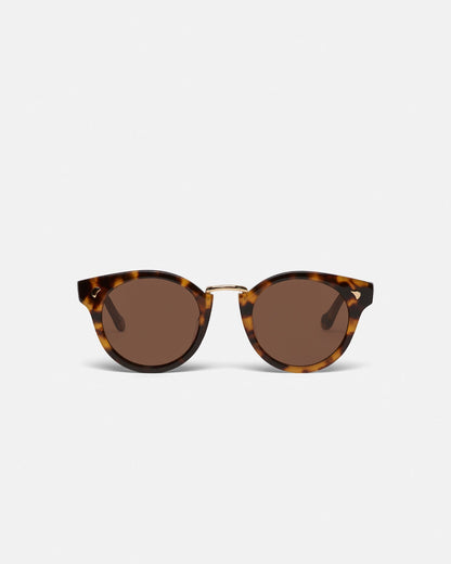 Duy Bio-Plastic Round-Frame Sunglasses - Dark Amber | Nanushka