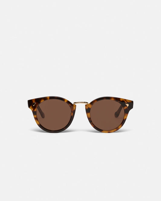 Duy Bio-Plastic Round-Frame Sunglasses - Dark Amber | Nanushka