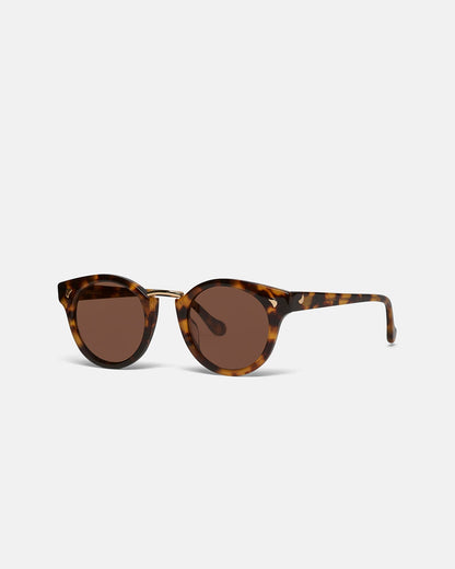 Duy Bio-Plastic Round-Frame Sunglasses - Dark Amber | Nanushka