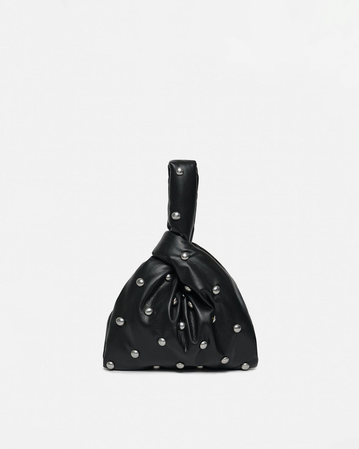 Jen Mini Okobor/Studs Evening Bag - Black/Silver | Nanushka