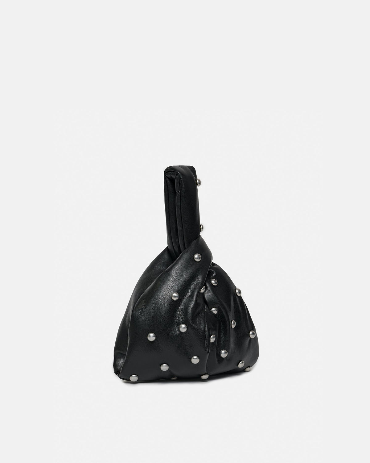 Jen Mini Okobor/Studs Evening Bag - Black/Silver | Nanushka