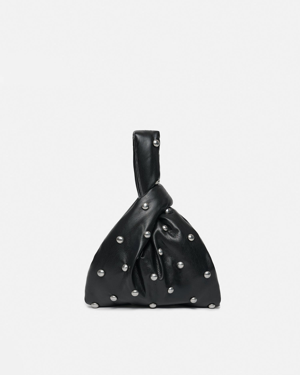 Jen Mini Okobor/Studs Evening Bag - Black/Silver | Nanushka