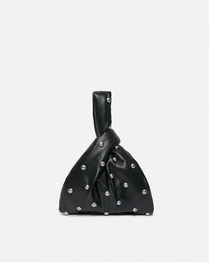 Jen Mini Okobor/Studs Evening Bag - Black/Silver | Nanushka
