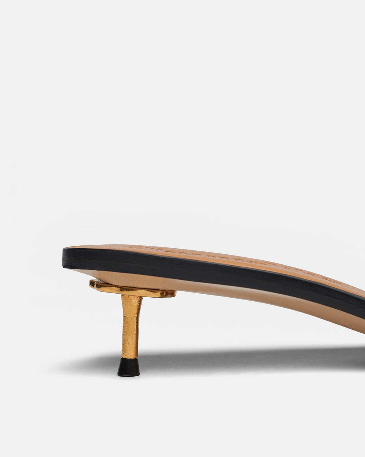 Ibiron Leather Sandals - Natural Tan | Nanushka