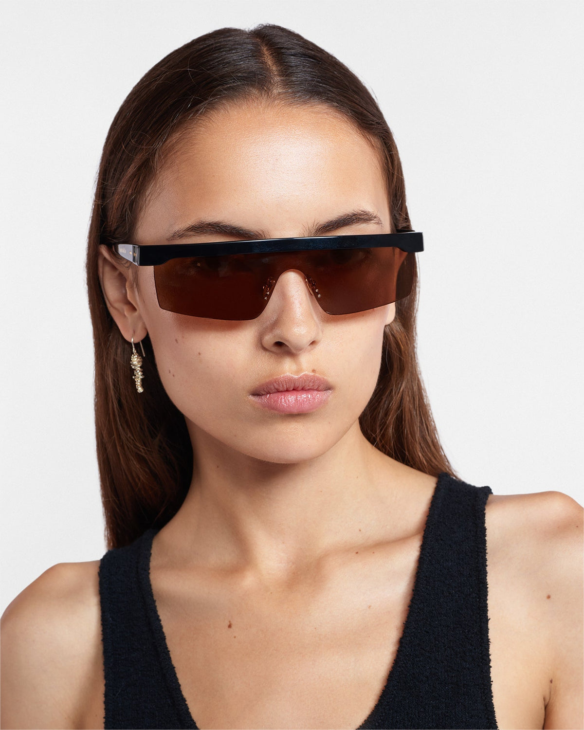Callias Bio-Plastic Sunglasses - Black | Nanushka