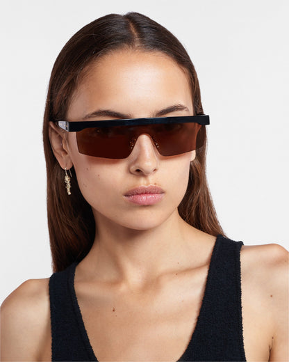 Callias Bio-Plastic Sunglasses - Black | Nanushka