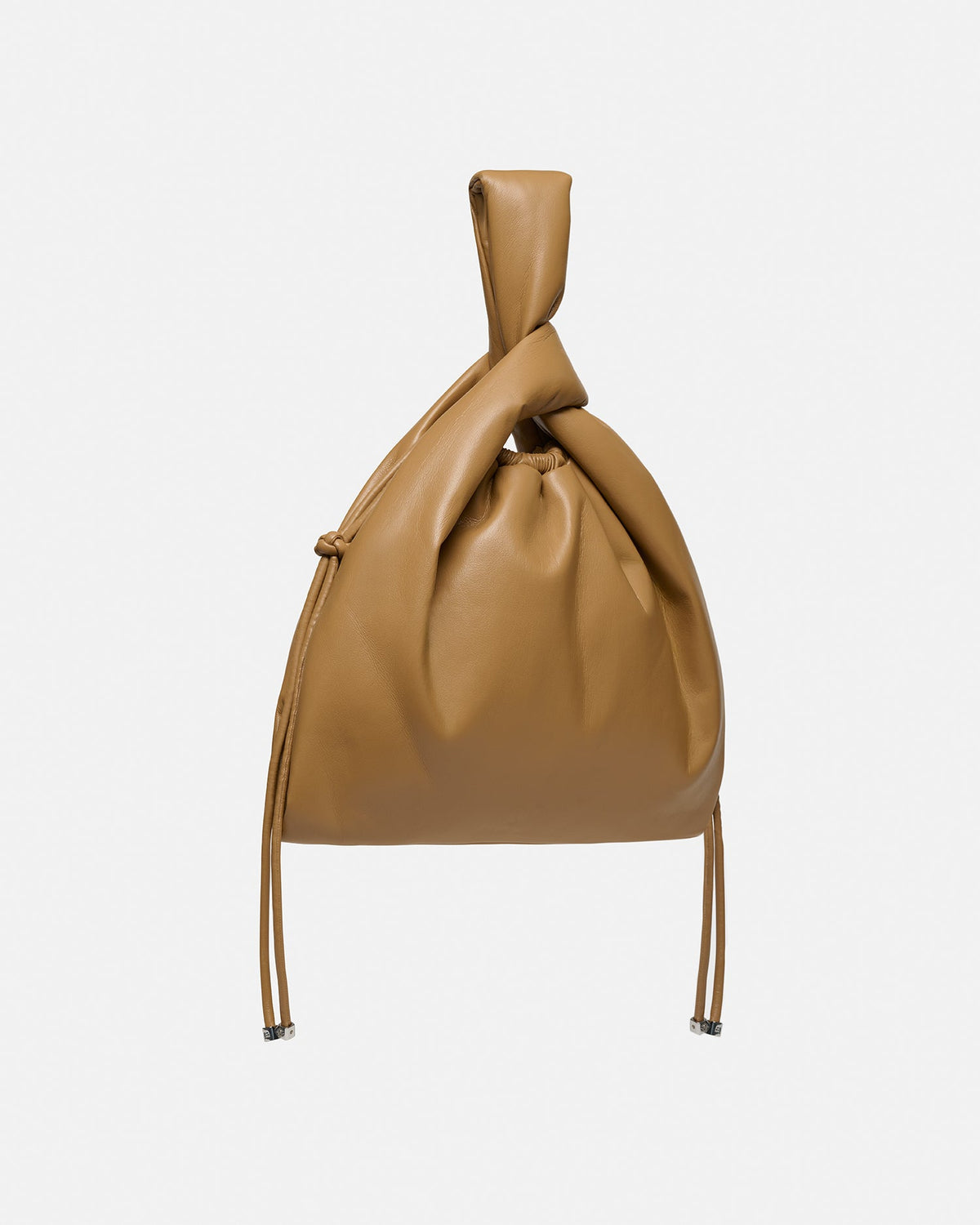 Jen Drawstring Okobor™ Alt-Leather Bag - Oak | Nanushka