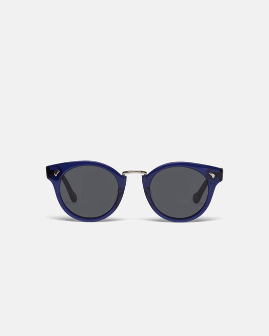 Duy Bio-Plastic Round-Frame Sunglasses - Navy | Nanushka