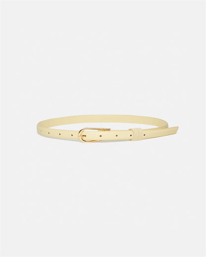 Selene Alt-Nappa Belt - Vanilla | Nanushka