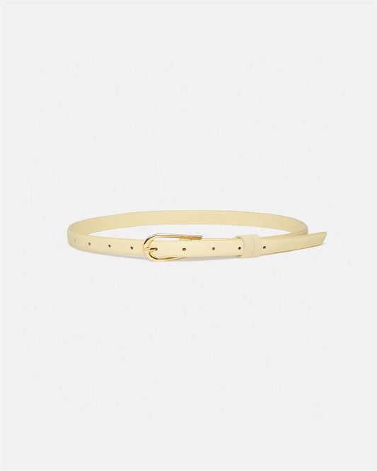 Selene Alt-Nappa Belt - Vanilla | Nanushka