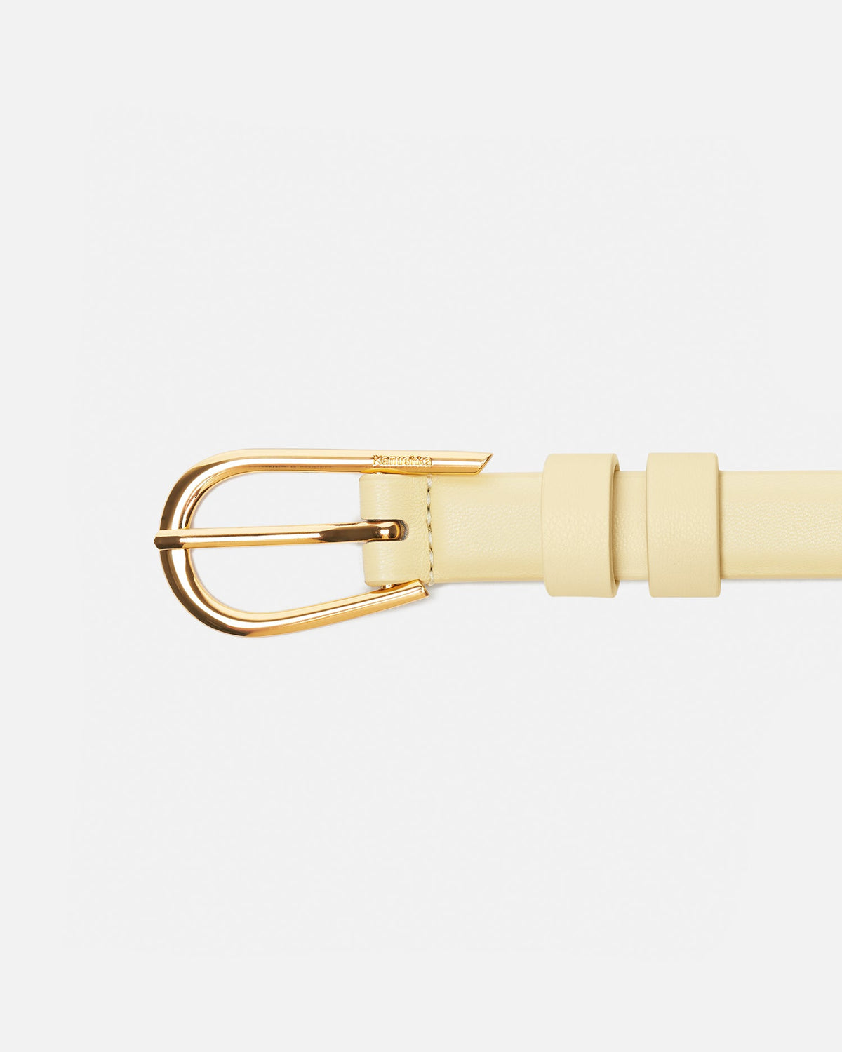 Selene Alt-Nappa Belt - Vanilla | Nanushka