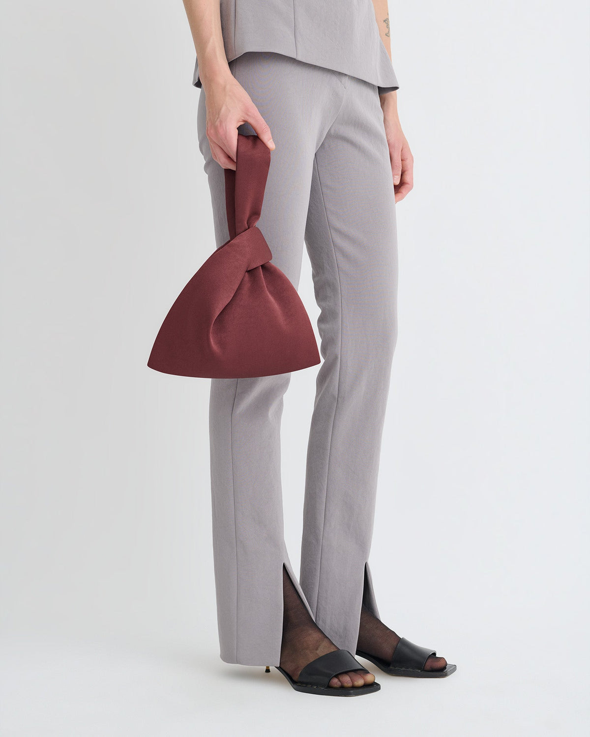 Jen Mini Bag - Mahogany | Nanushka