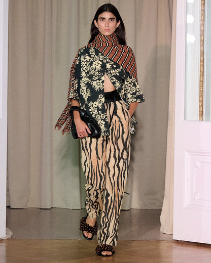Zoela Pants - Abstract Shell | Nanushka
