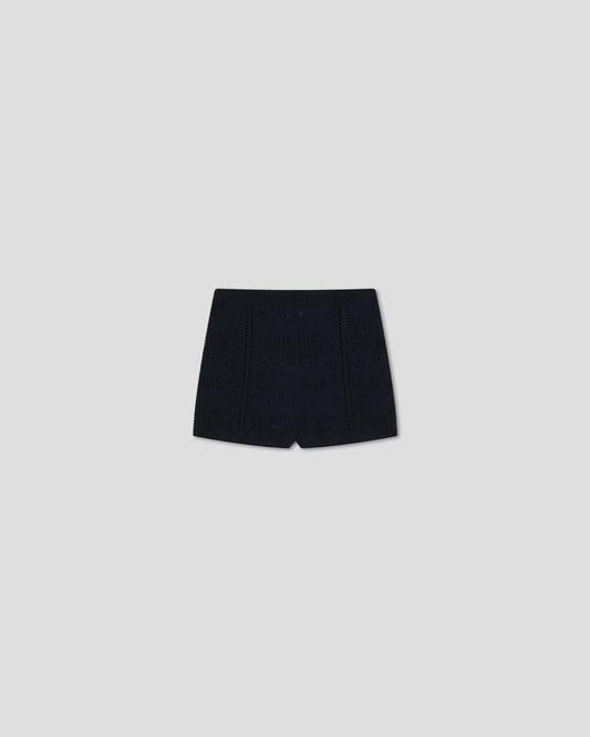 Della High waisted shorts - Black | Nanushka