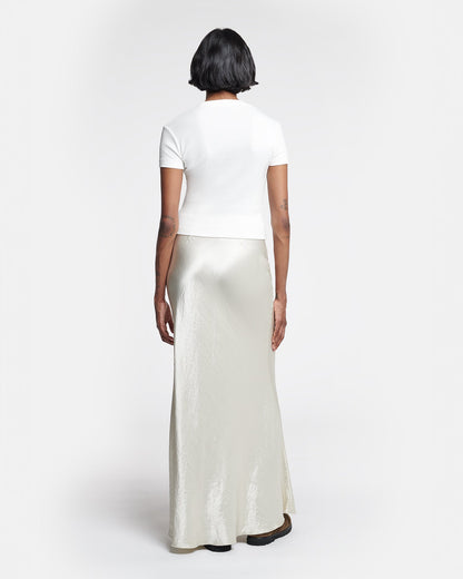 Axton Cropped t-shirt - Off White | Nanushka