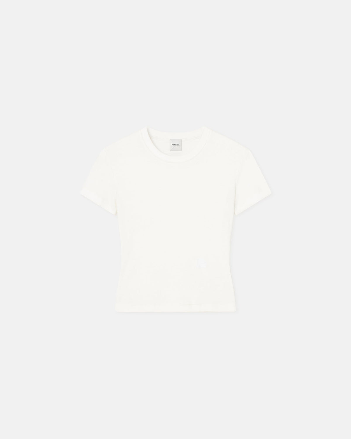 Axton Cropped t-shirt - Off White | Nanushka