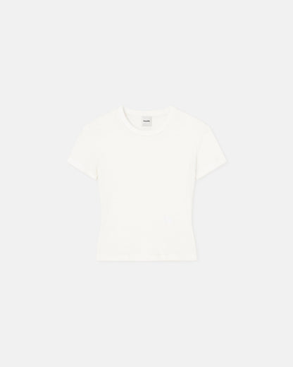 Axton Cropped t-shirt - Off White | Nanushka