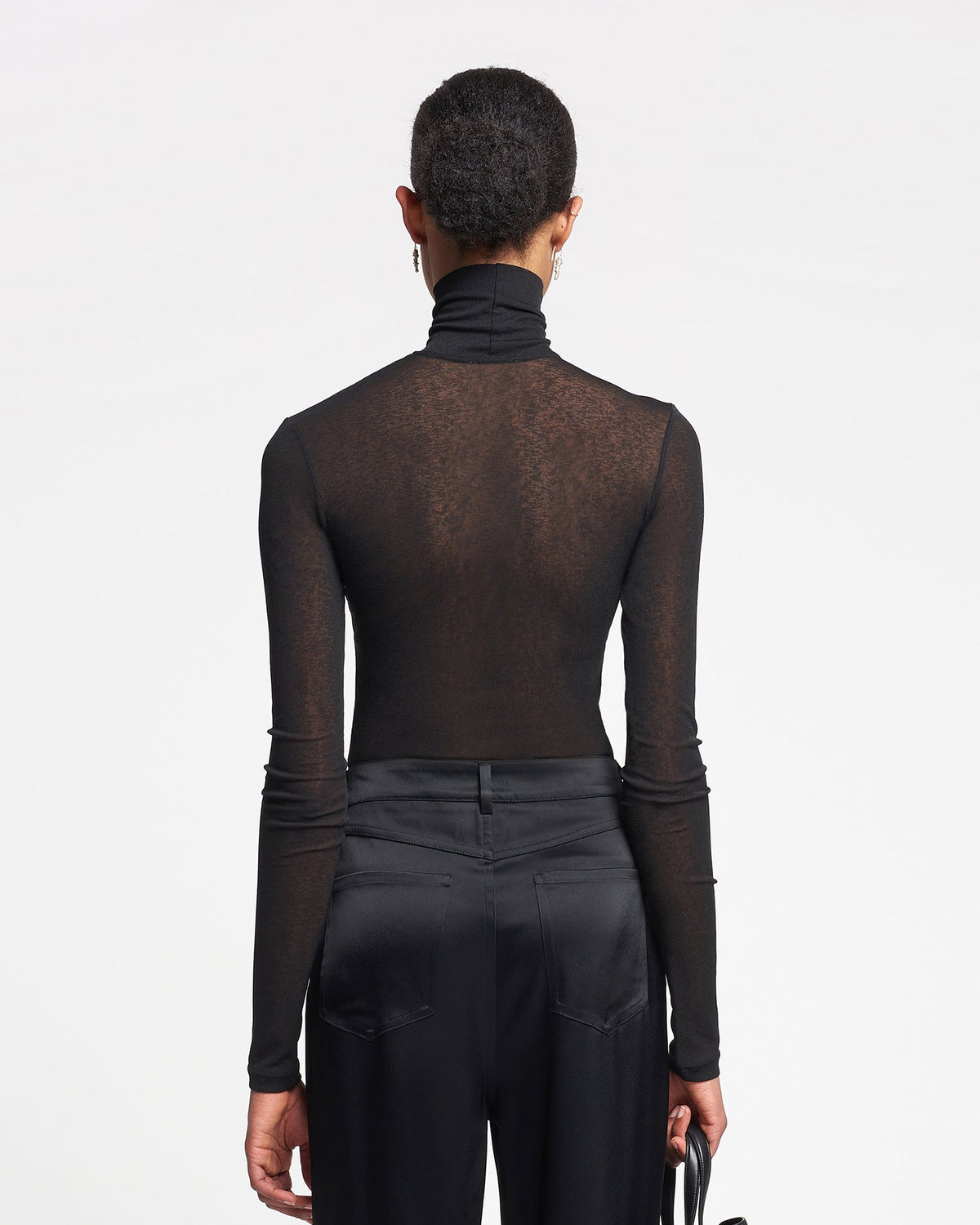 Harri Turtleneck top - Black | Nanushka