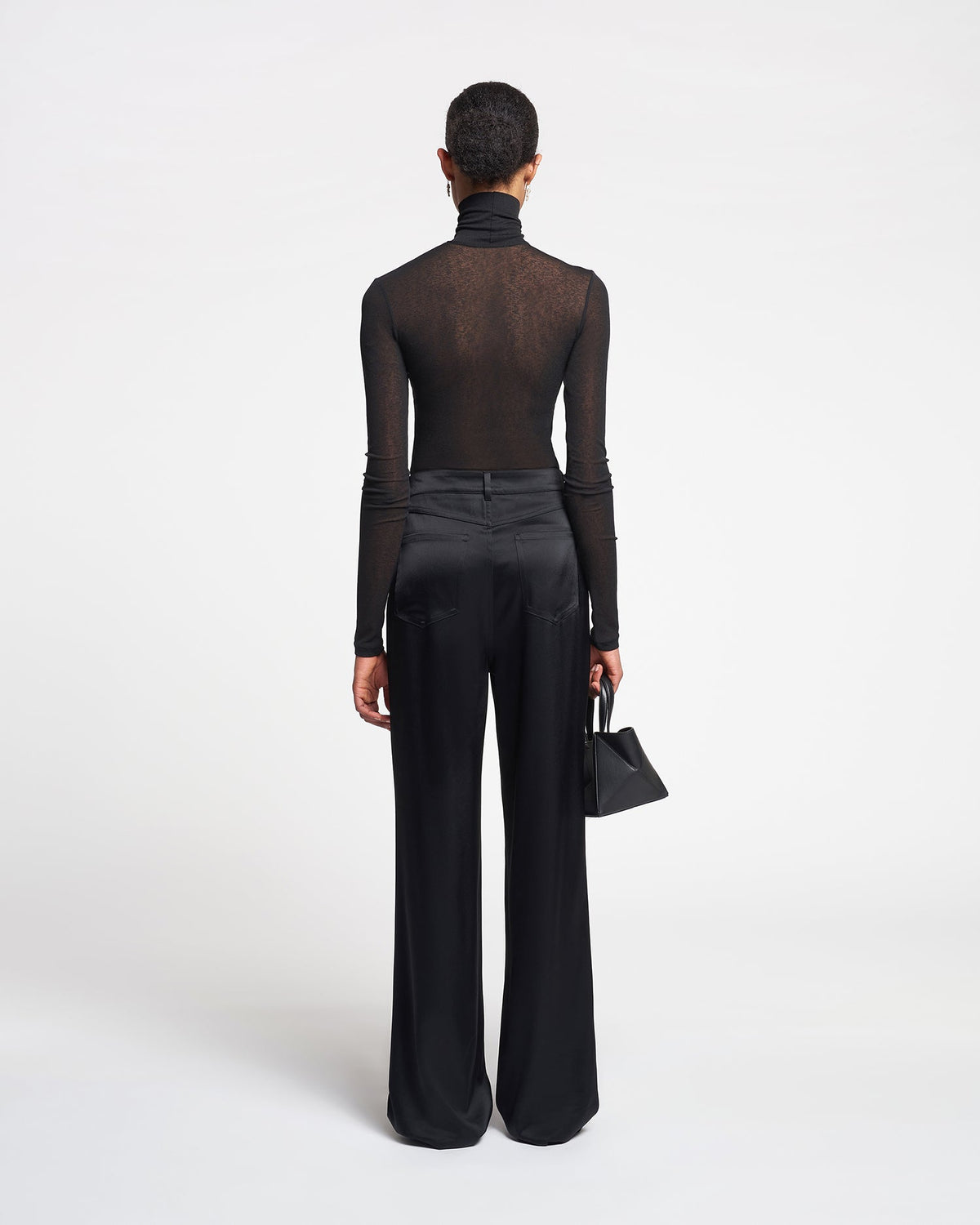 Harri Turtleneck top - Black | Nanushka
