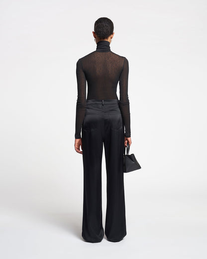 Harri Turtleneck top - Black | Nanushka
