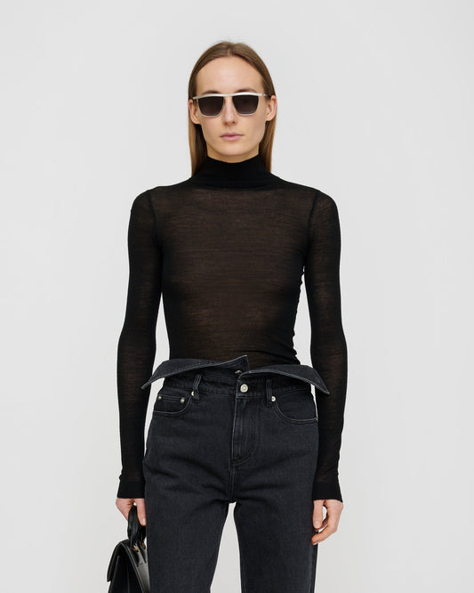 Harri Merino top - Black | Nanushka