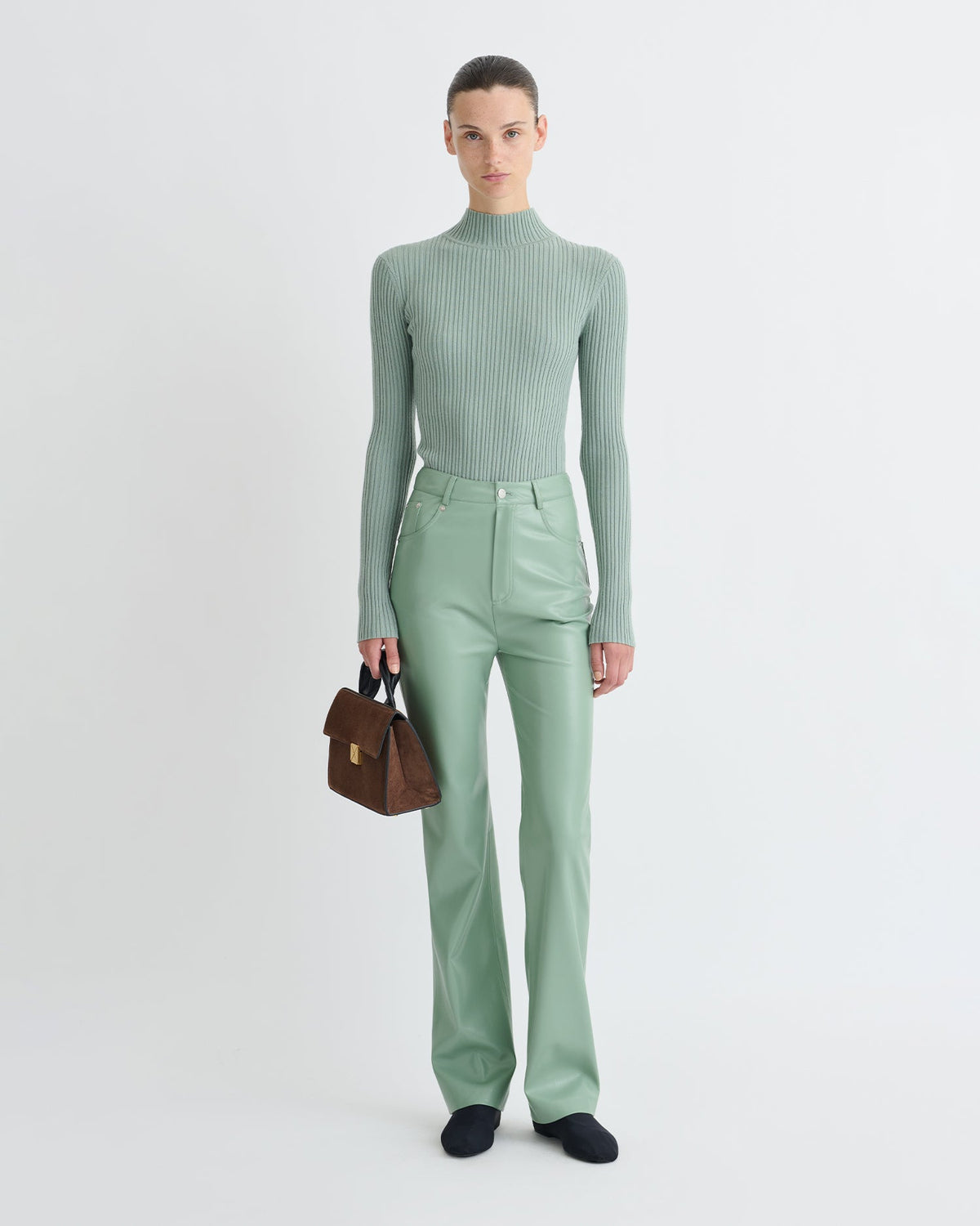 Jacoba Okobor Pants - Sage | Nanushka