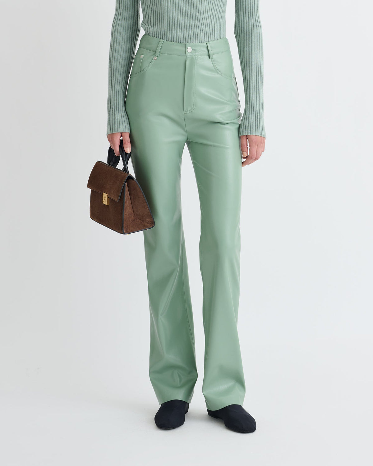Jacoba Okobor Pants - Sage | Nanushka