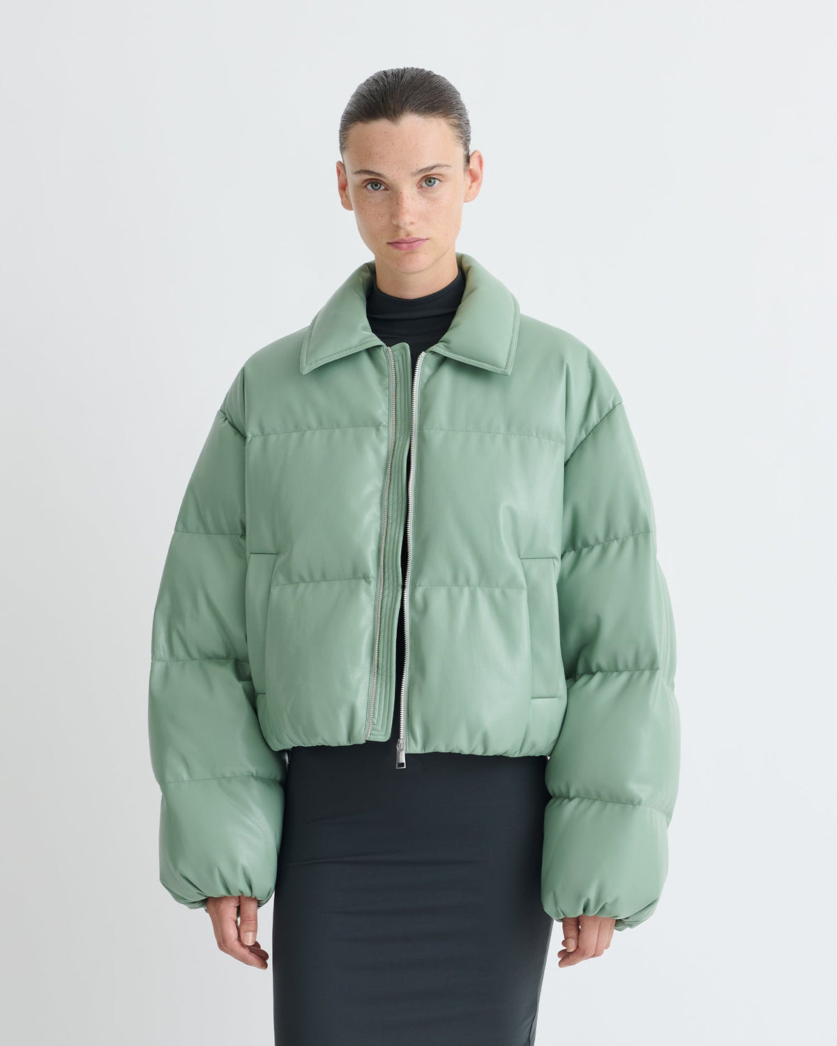 Juel Okobor Jacket - Sage | Nanushka