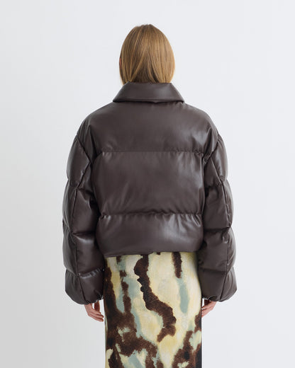 Juel Okobor Jacket - Coffee Ground | Nanushka