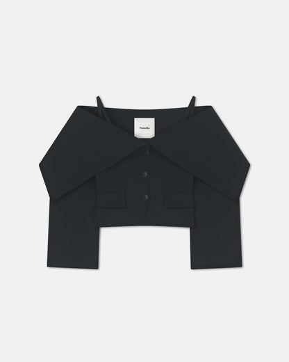 Amantha Structured blazer - Black | Nanushka